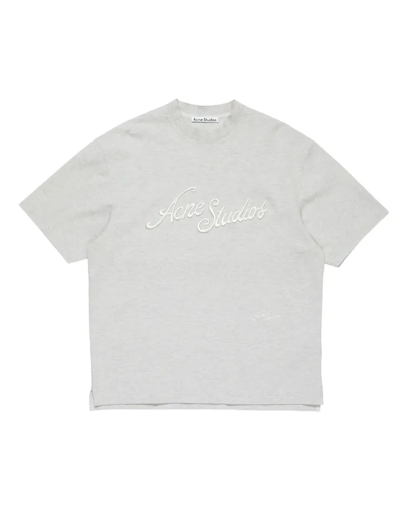 Acne Studios Klassisches T-Shirt - Grau Grau