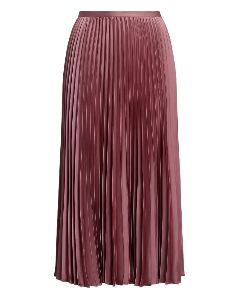 Ralph Lauren zip midi pleated skirt - Rosa Rosa