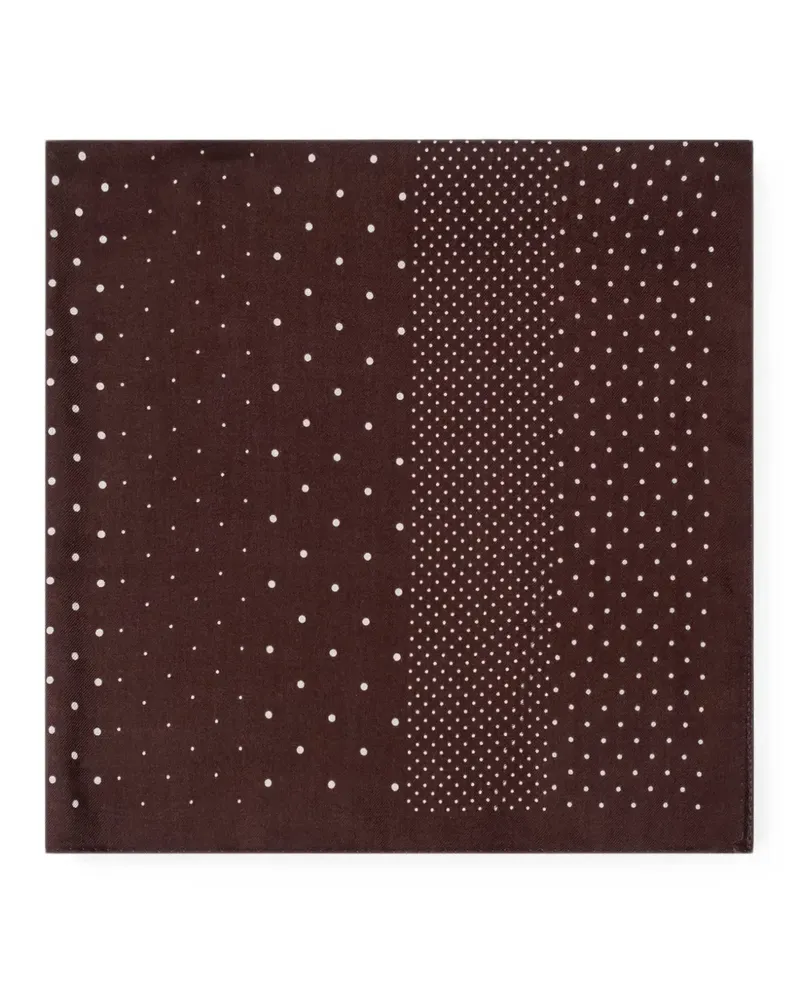 Destin polka-dot Judy scarf - Braun Braun