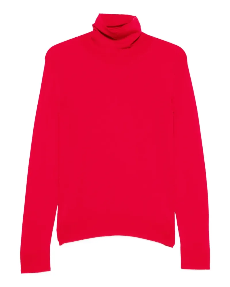 Róhe Pullover mit Rollkragen - Rot Rot