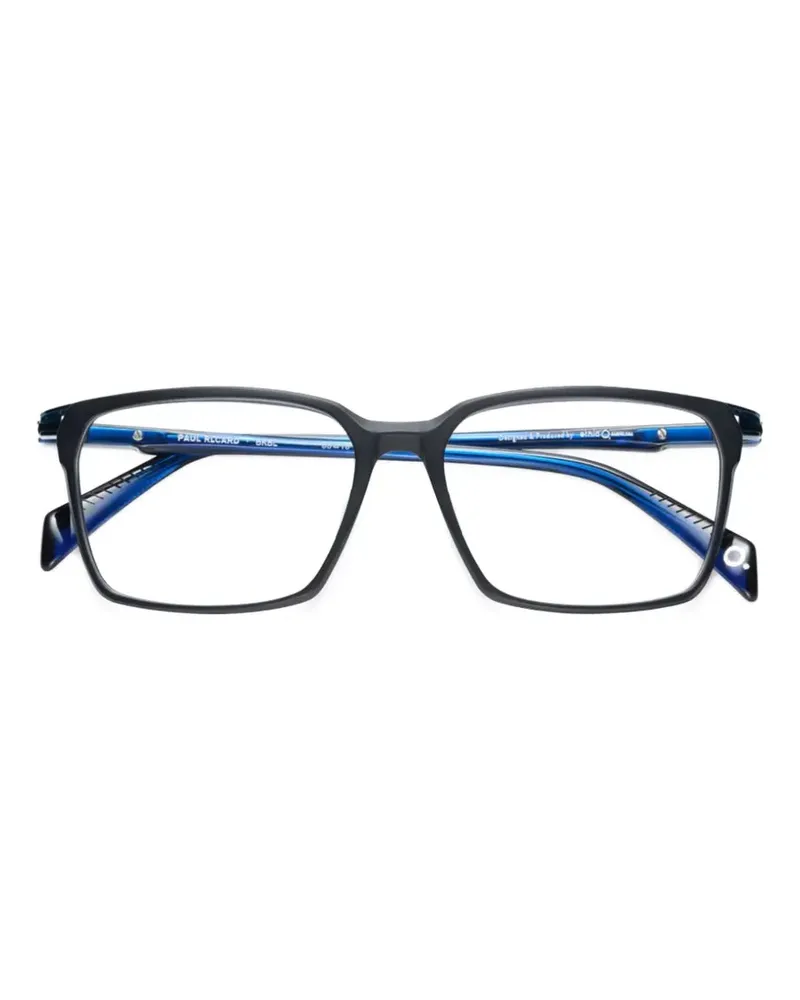 Etnia Barcelona Paul Ricard Brille mit eckigem Gestell - Schwarz Schwarz