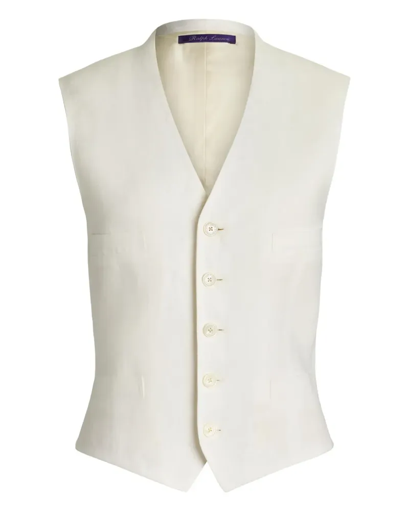 Ralph Lauren Geknöpfte Jacke - Weiß Weiß