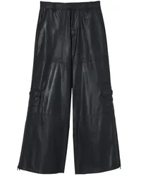 Marc Jacobs Cargohose mit weitem Bein Schwarz