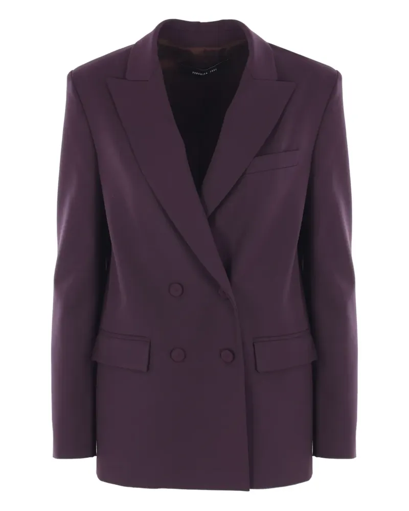 Federica Tosi Doppelreihiger Blazer - Violett Violett