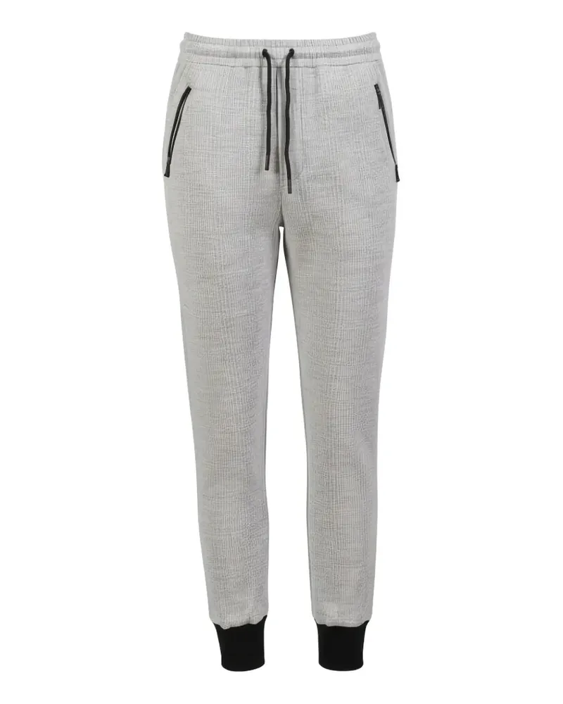 Kiton zip-drawstring track pants - Grau Grau