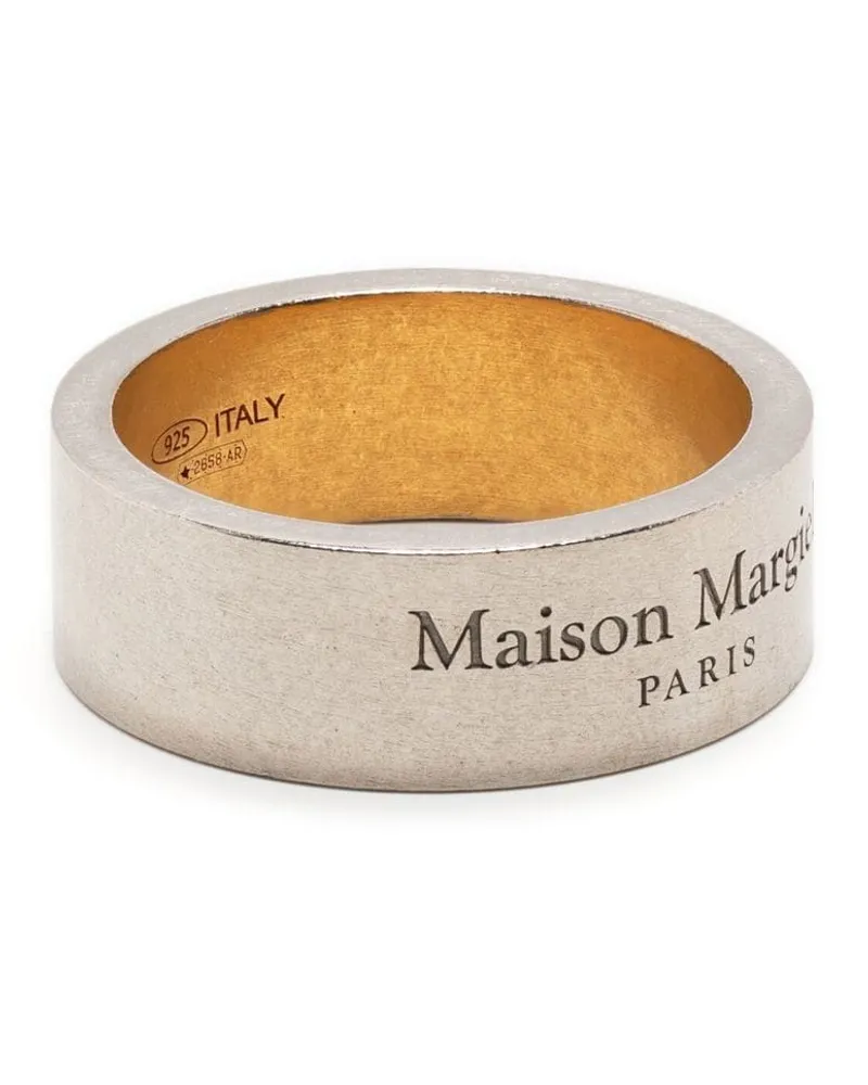 Maison Margiela Ring mit Logo-Gravur - Silber Silber