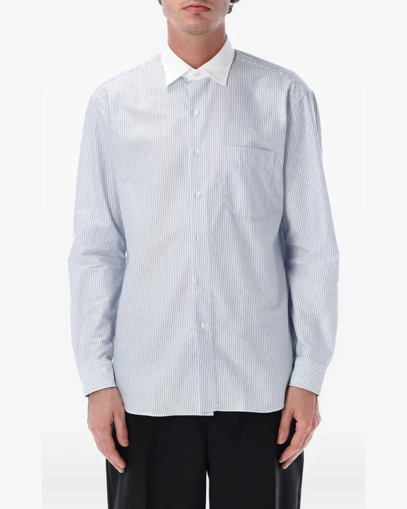 Salvatore Piccolo Alberto striped shirt - Weiß Weiß