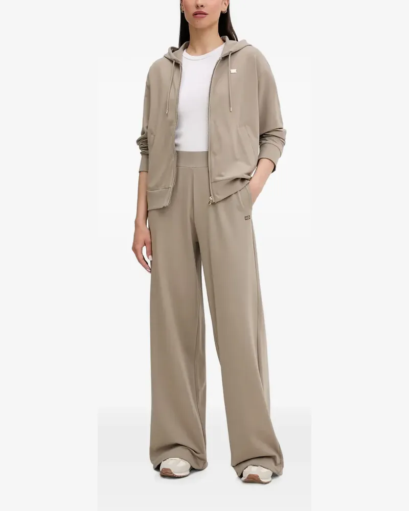 EA7 logo-plaque tracksuit - Nude Nude