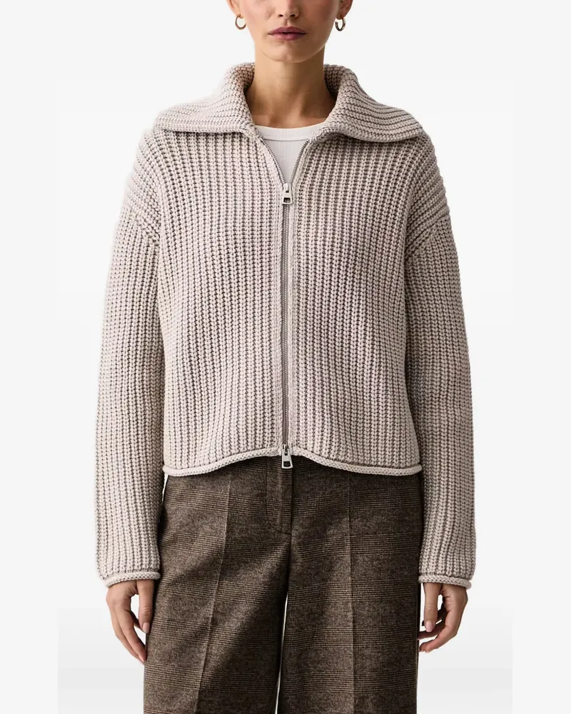 Marc O'Polo Grob gestrickter Cardigan - Nude Nude