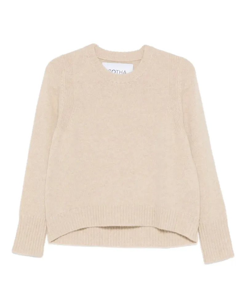 Gotha Pullover mit rundem Ausschnitt - Nude Nude