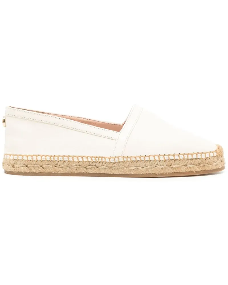 Bally Urdy Espadrilles aus Nappaleder Weiß