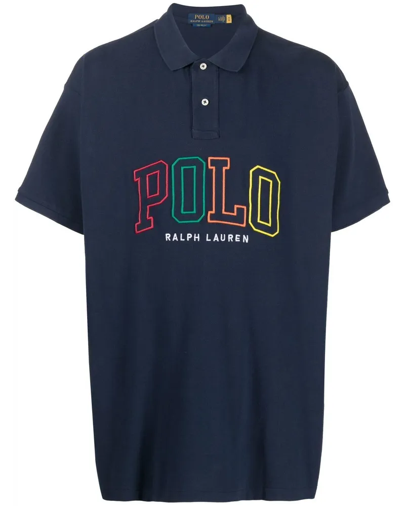 Ralph Lauren Poloshirt mit Logo-Stickerei - Blau Blau