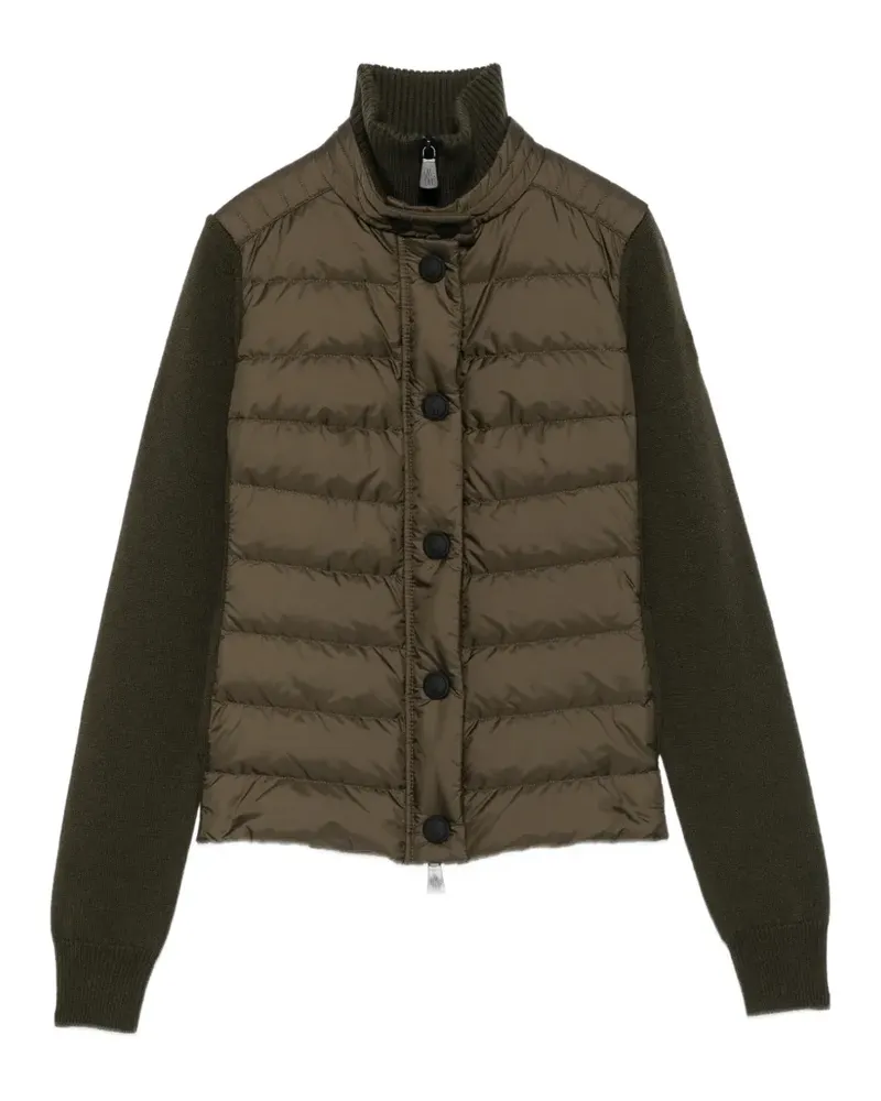 Moncler Jacke mit gesteppten Einsätzen - Grün Grün
