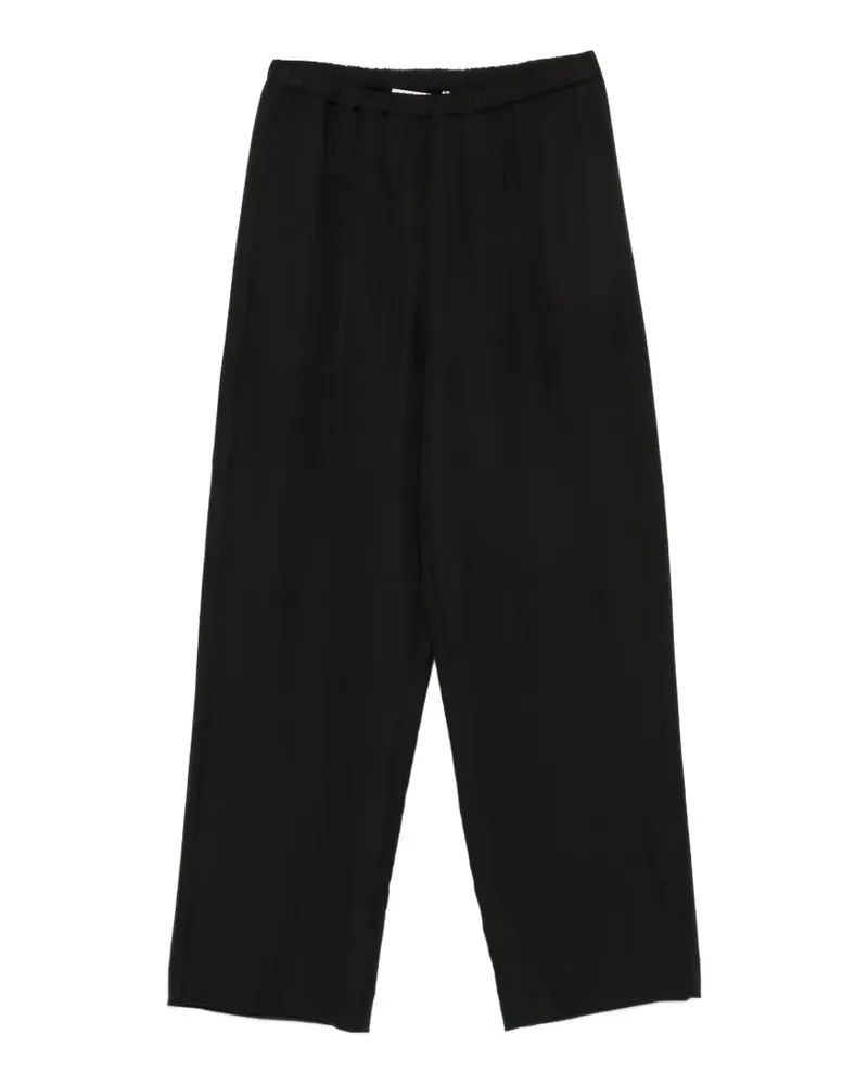 Róhe elasticated-waist trousers - Schwarz Schwarz