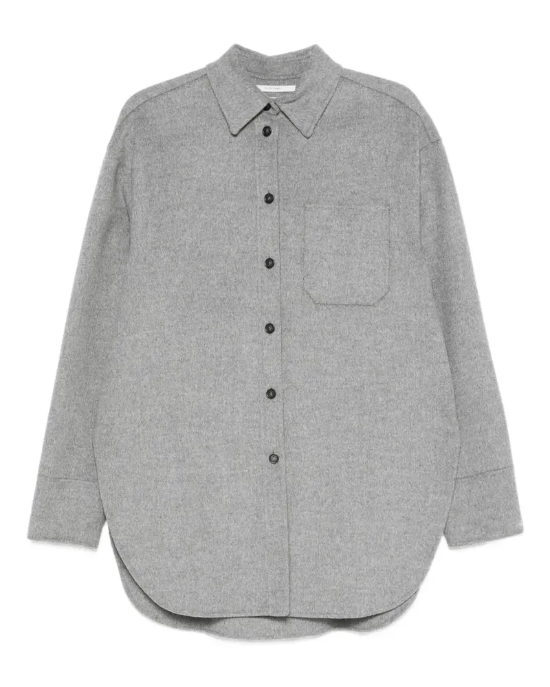 SPORTMAX Klassische Hemdjacke - Grau Grau
