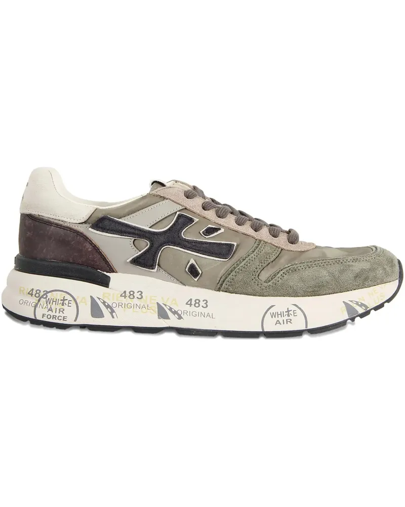 Premiata Mick Var 6870 appliqué-detail sneakers - Grau Grau