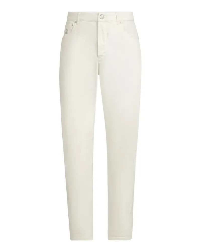 Brunello Cucinelli Five-Pocket-Jeans - Weiß Weiß