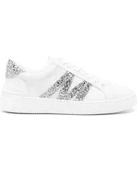 Moncler Sneakers mit Glitter Weiß