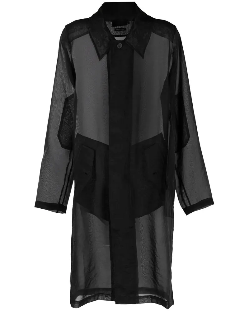 RTA Yara Oversized-Hemdjacke - Schwarz Schwarz