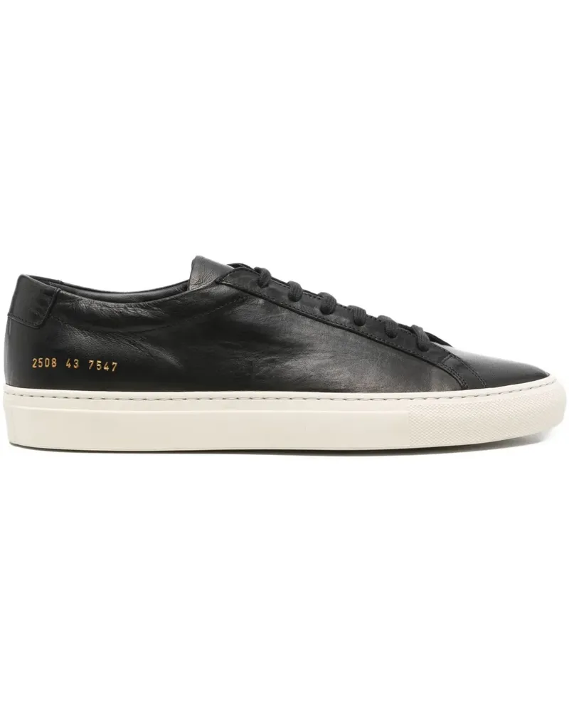 Common Projects Sneakers mit Schnürung - Schwarz Schwarz