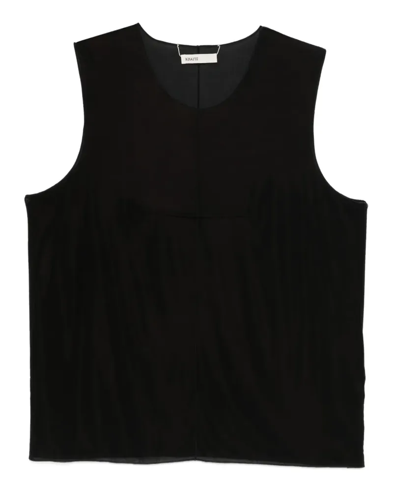 KHAITE Allo Oberteil - Schwarz Schwarz