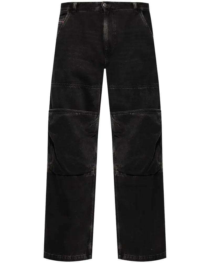 Diesel D-Shift Jeans - Schwarz Schwarz