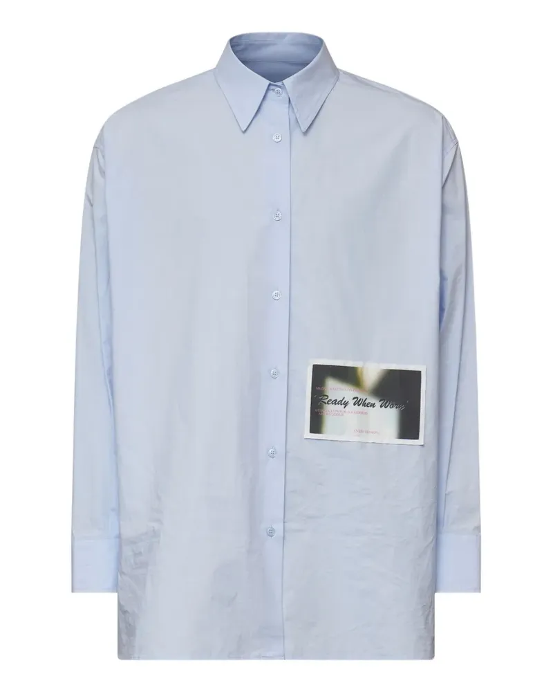 Maison Margiela Hemd mit grafischem Print - Blau Blau