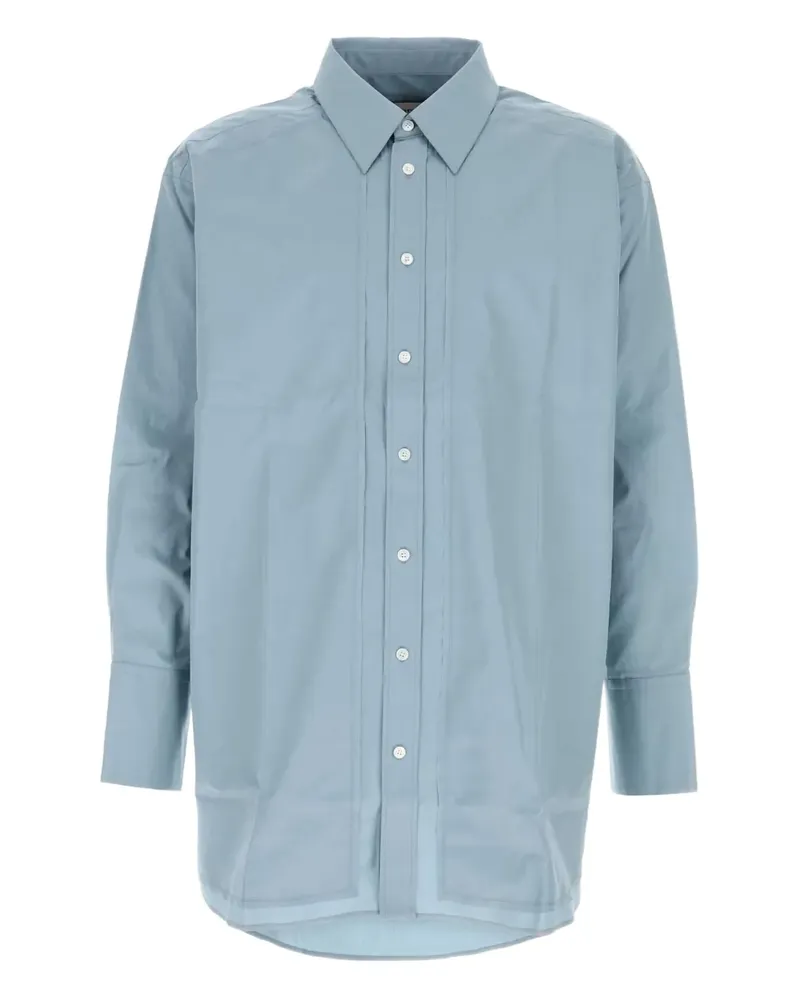 AMI Paris Hemd aus Popeline - Blau Blau