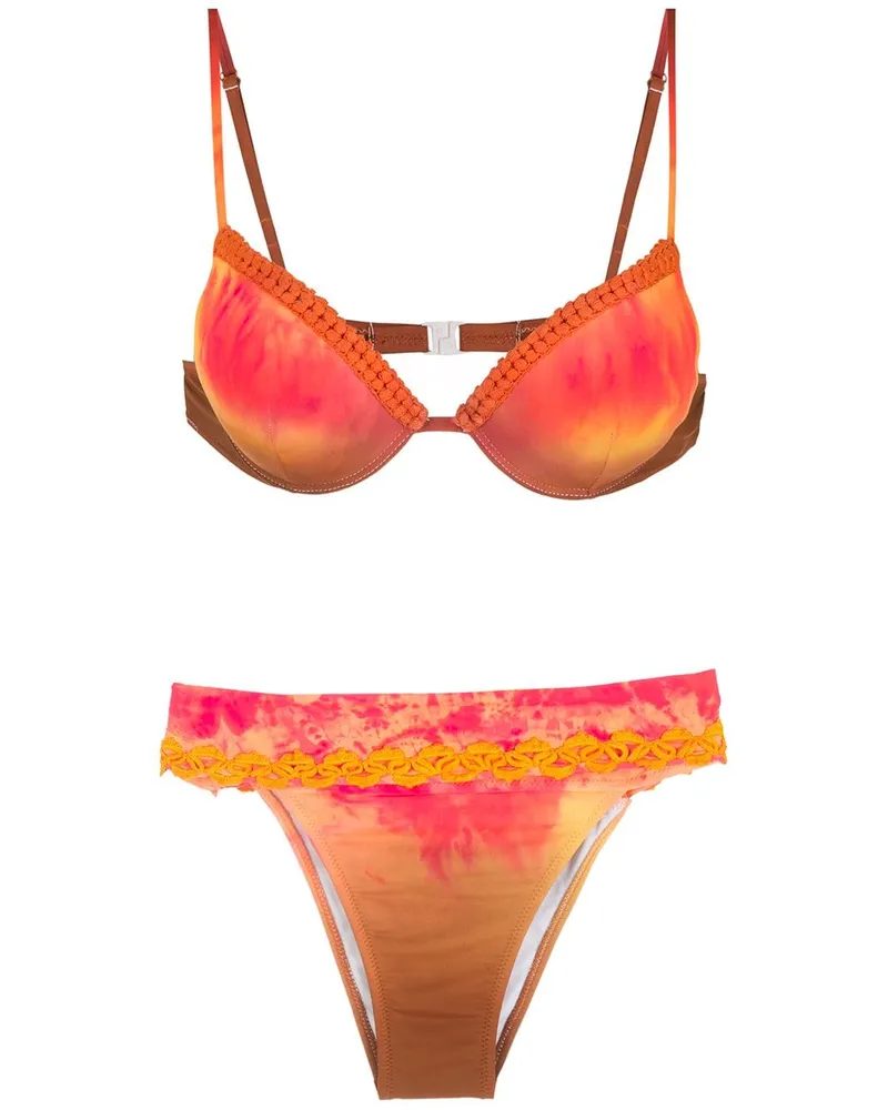 Amir Slama Bestickter Bikini - Mehrfarbig Mehrfarbig