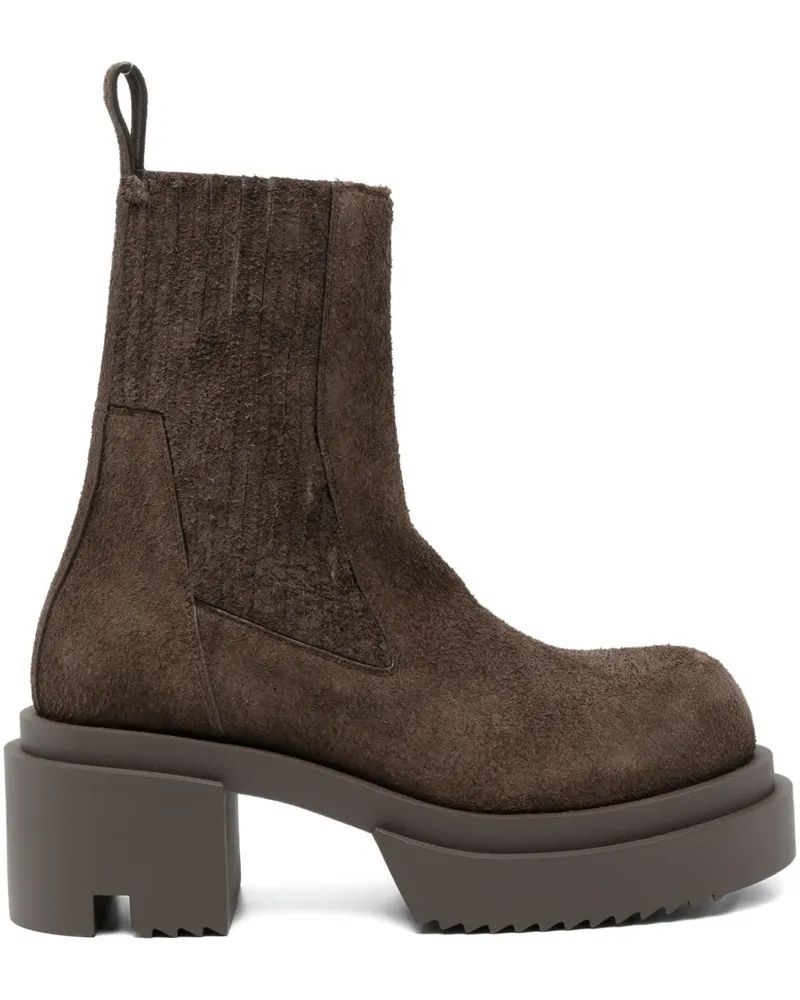 Rick Owens Beatle Bogun Stiefel 70mm - Braun Braun