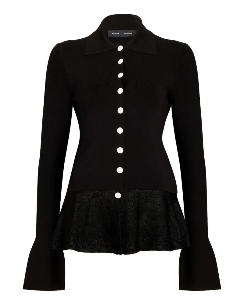 Proenza Schouler Martina Jacke aus kompakter Stretch-Viskose - Schwarz Schwarz