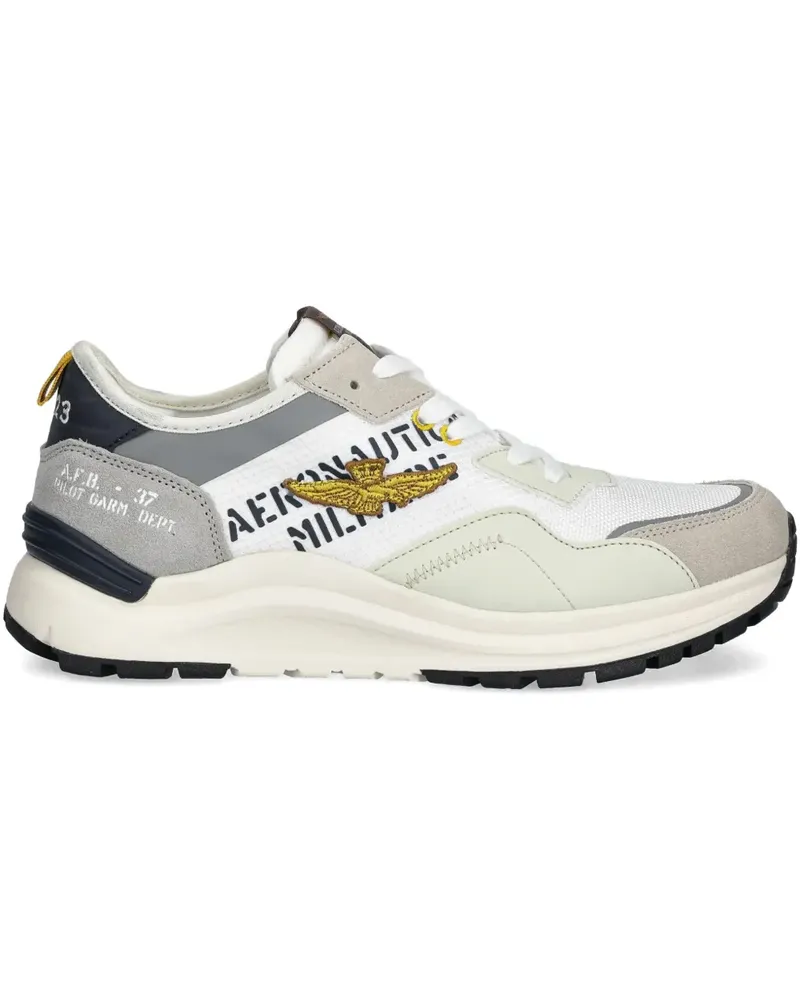 Aeronautica Militare Sneakers mit Stickerei - Nude Nude