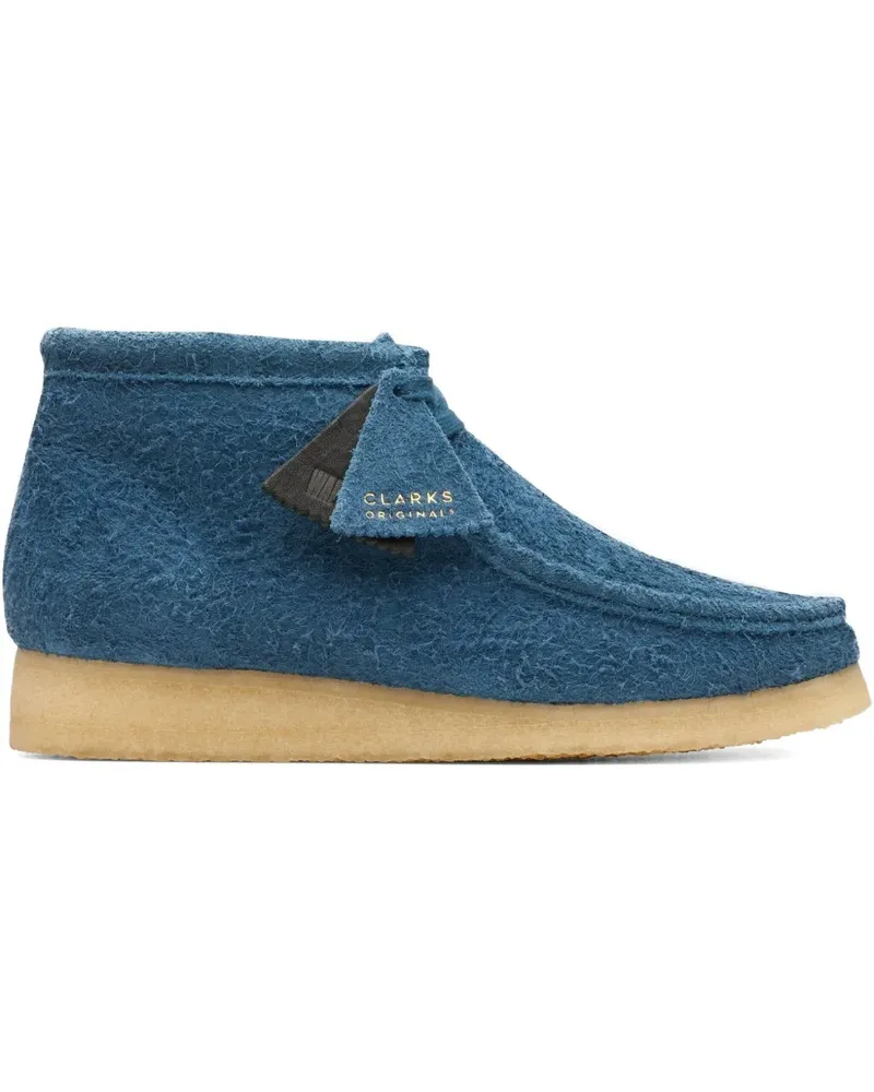 Clarks Wallabee "Deep Blue" Desert-Boots - Blau Blau