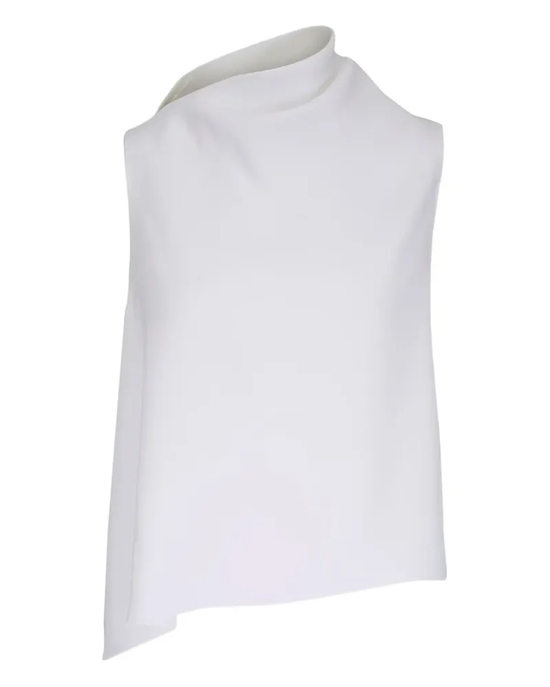 Vince Top mit asymmetrischem Ausschnitt - Weiß Weiß