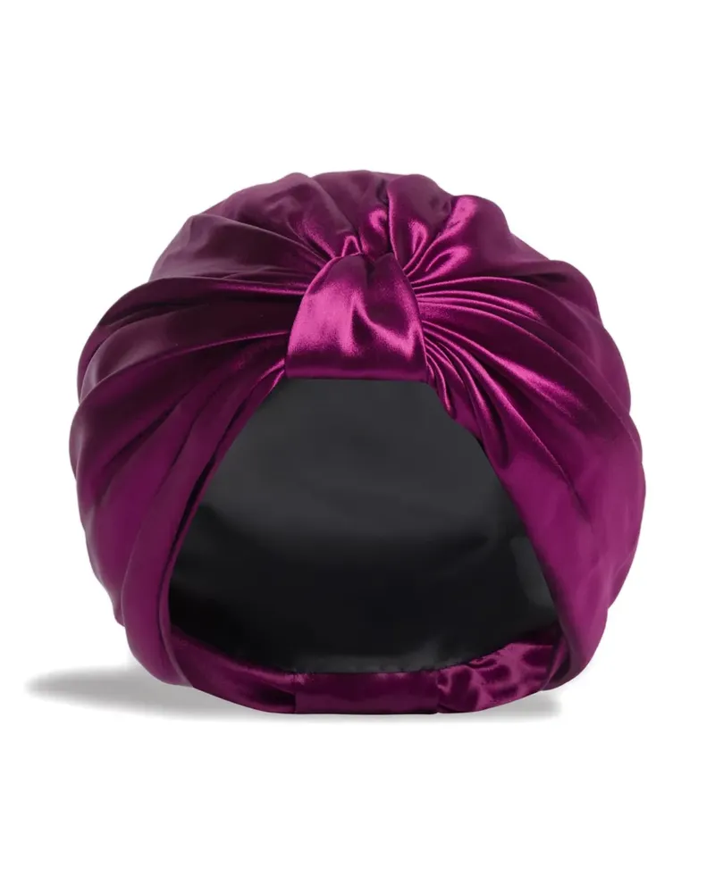 Alberta Ferretti Hut mit Logo - Violett Violett