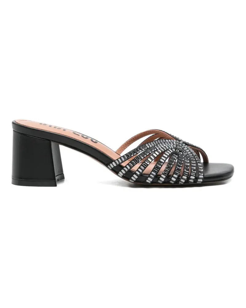 Bibi Lou Serabi crystal-embellished caged sandals - Schwarz Schwarz