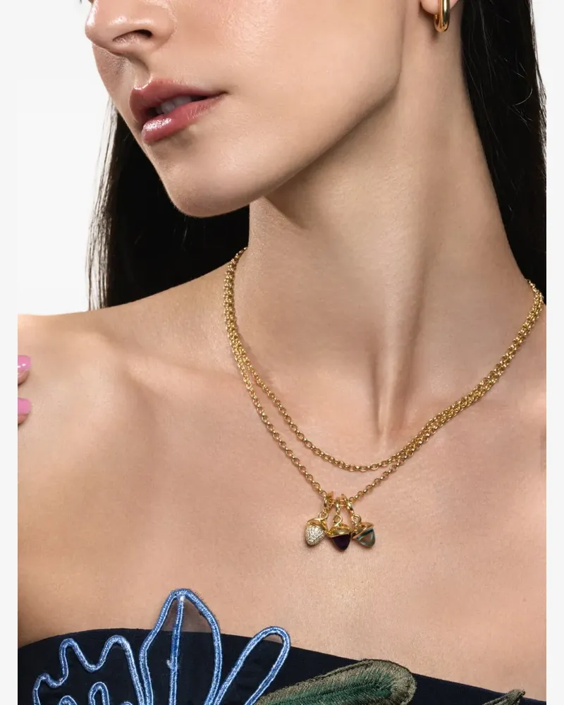 TAMARA COMOLLI Flamenco Diamant-Anhänger - Gold Gold