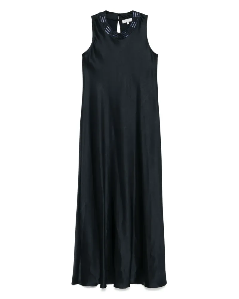 Antonelli Firenze Maxikleid mit Pailletten - Blau Blau