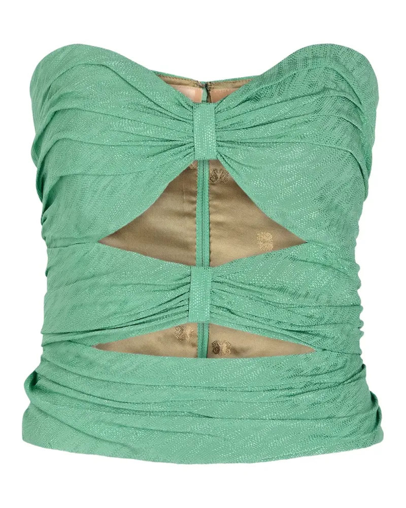 Blazé Milano Neptune Côte D'azur Oberteil mit Cut-Out - Grün Grün