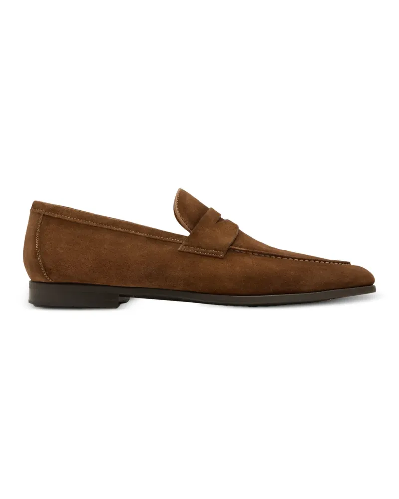 Magnanni Aston Loafer aus Wildleder - Braun Braun