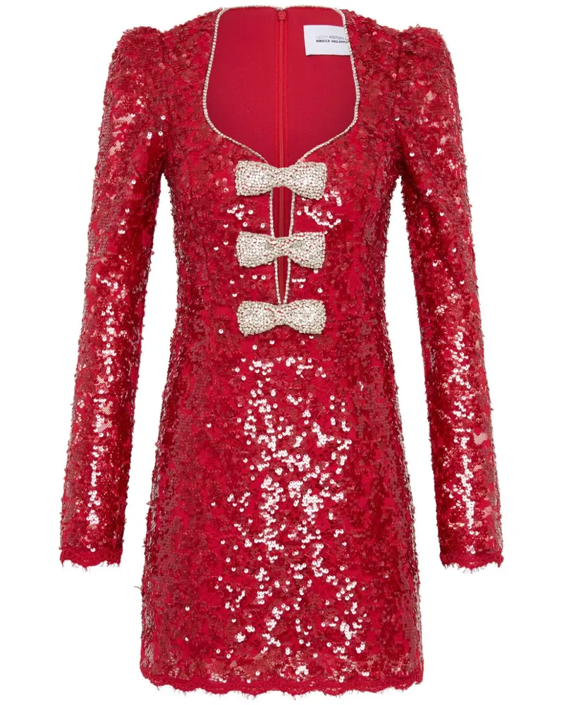 Rebecca Vallance x Nicky Hilton Leyla Minikleid - Rot Rot