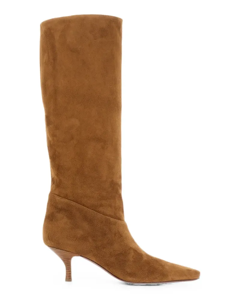 Paris Texas Rose 60 suede pointed-toe boots - Braun Braun