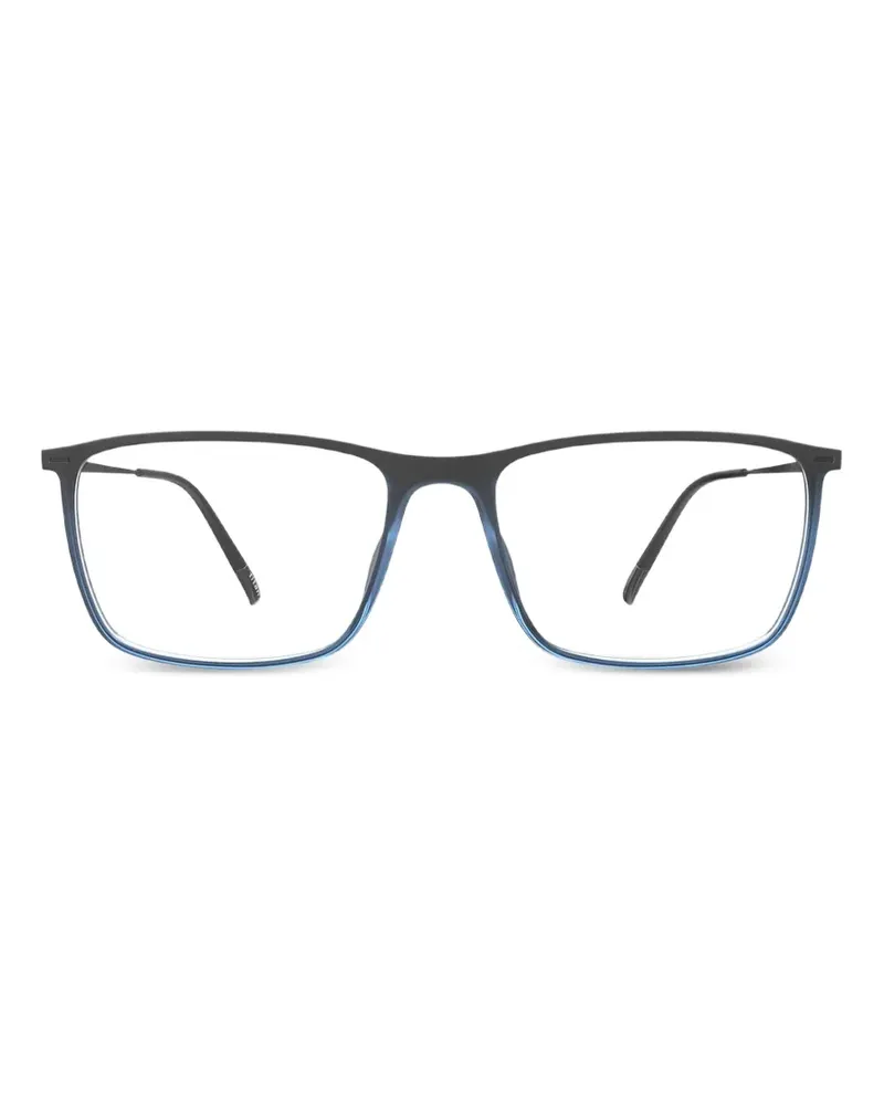 Silhouette Illusion Lite rectangle-frame glasses - Schwarz Schwarz