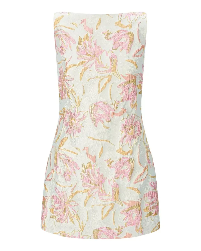 STAUD floral mini dress - Blau Blau