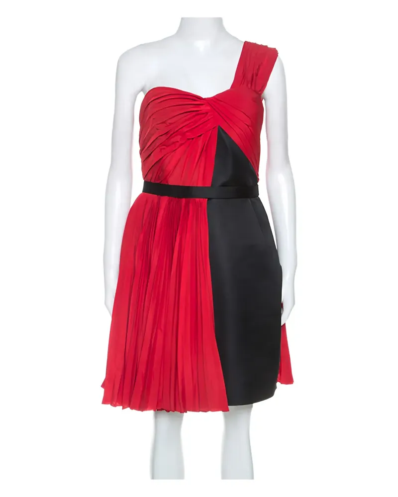 Jason Wu Asymmetrisches Seidenkleid - Rot Rot