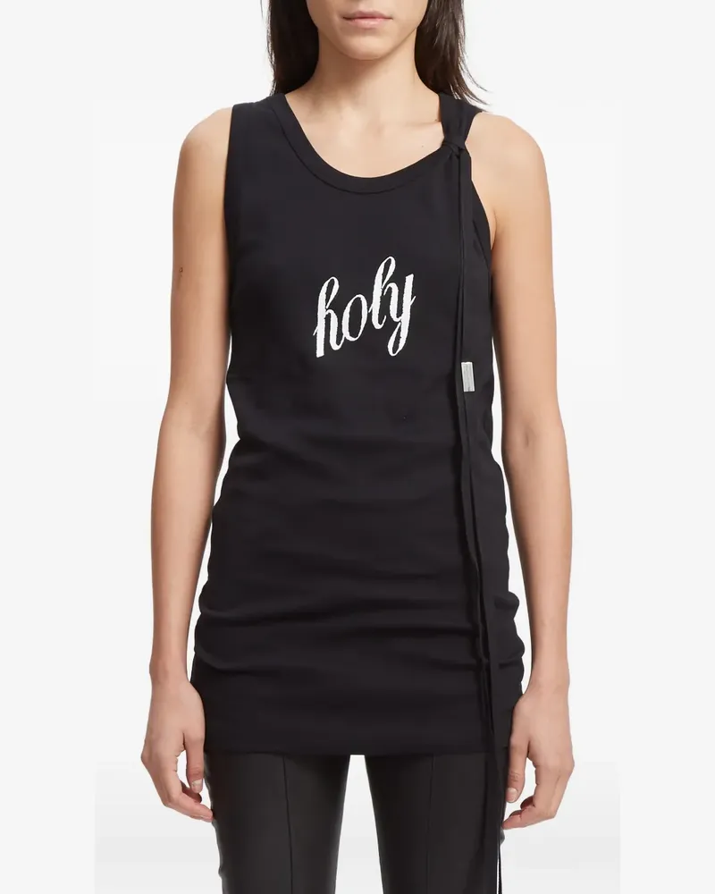 Ann Demeulemeester Seva Holy Tanktop - Schwarz Schwarz