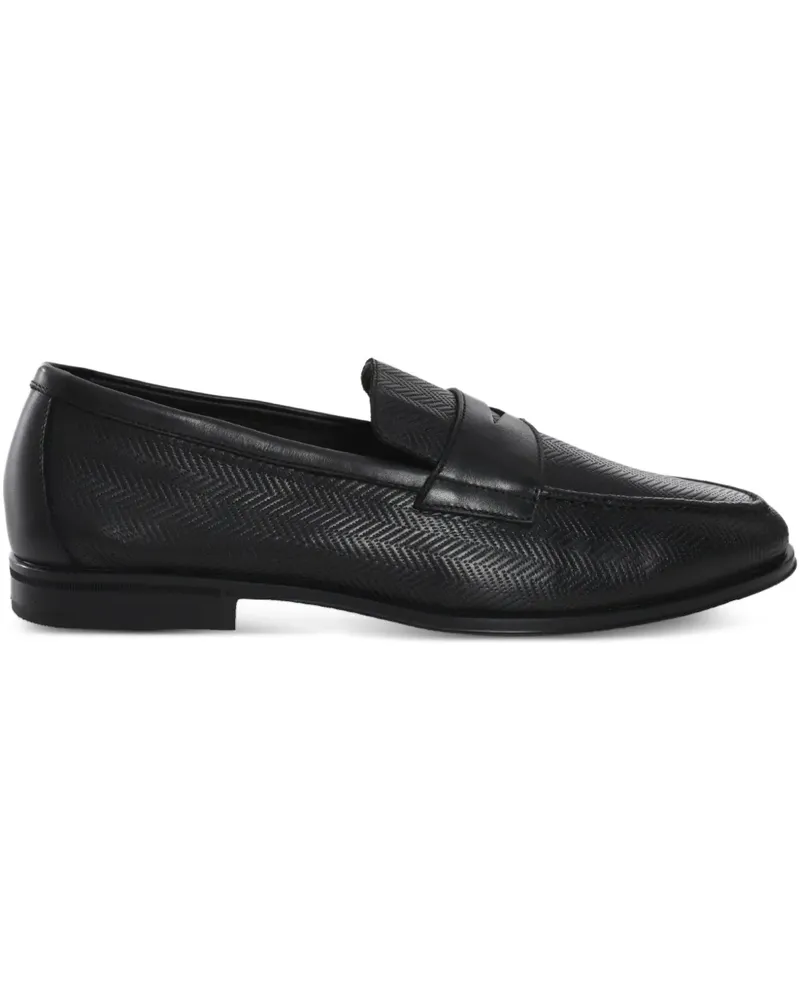 Doucal´s Klassische Loafer - Schwarz Schwarz