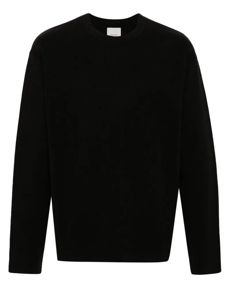 Calvin Klein Milano Stitch Pullover - Schwarz Schwarz