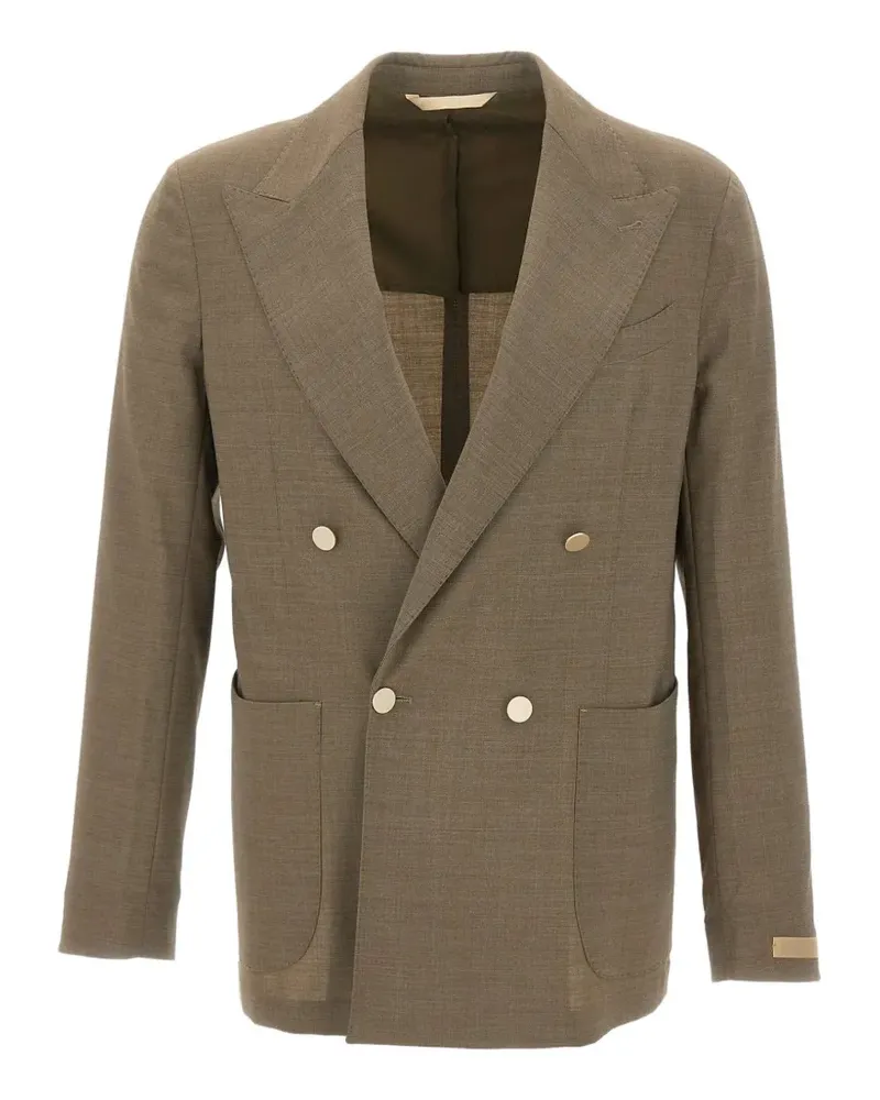 Briglia 1949 peak-lapel double-breasted blazer - Braun Braun