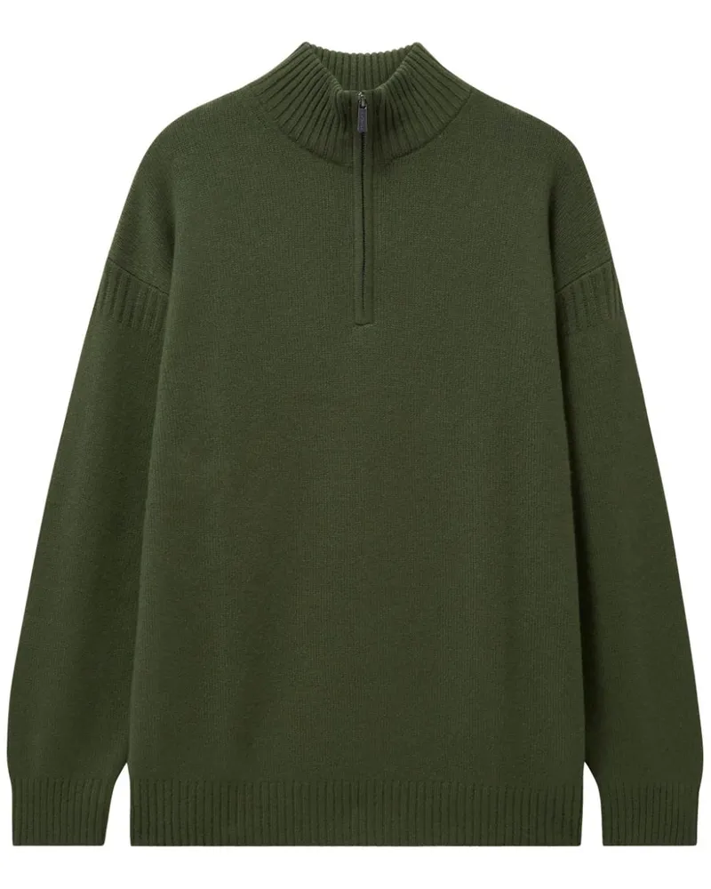 Pringle of Scotland Kaschmirpullover mit Reißverschluss - Grün Grün